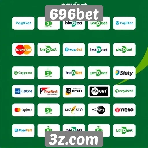 Opções de pagamento disponíveis no 696bet